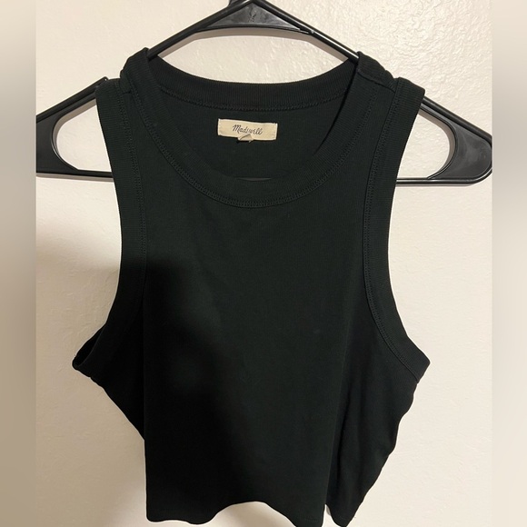 Madewell Tops - Madewell Cropped Tank Black Size M